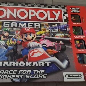 Monopoly Gamer MarioKart Race for the Highest Score Board Game